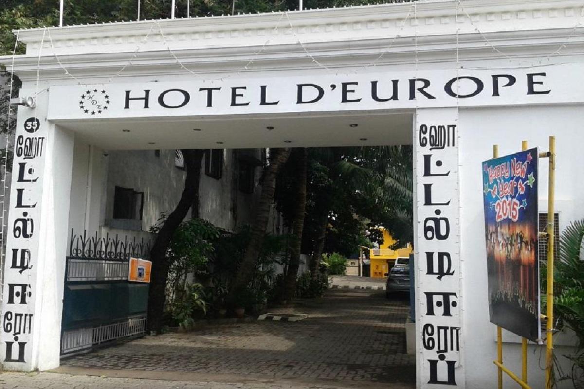 Hotel D'Europe Пондичери Екстериор снимка
